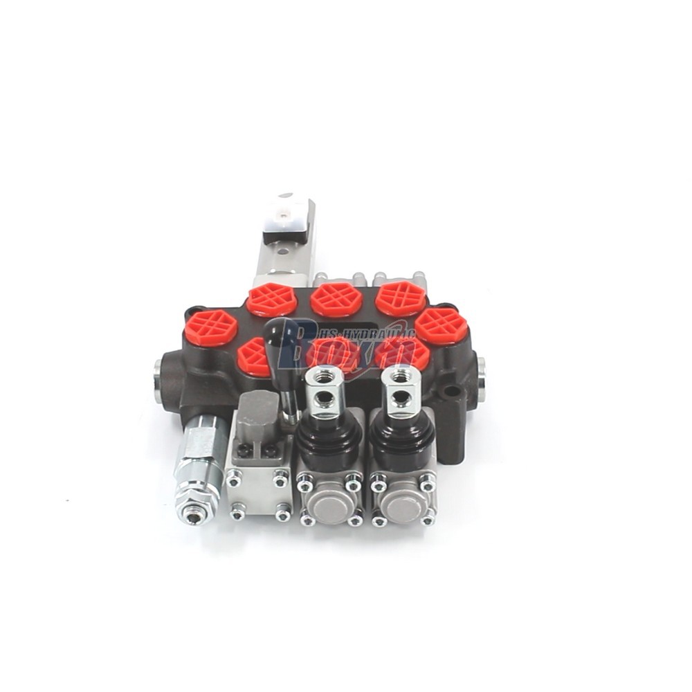 Q45-DT-2OT Manual and Push-pull Electromagnet 3 Spool Monoblock Directional Valve main image
